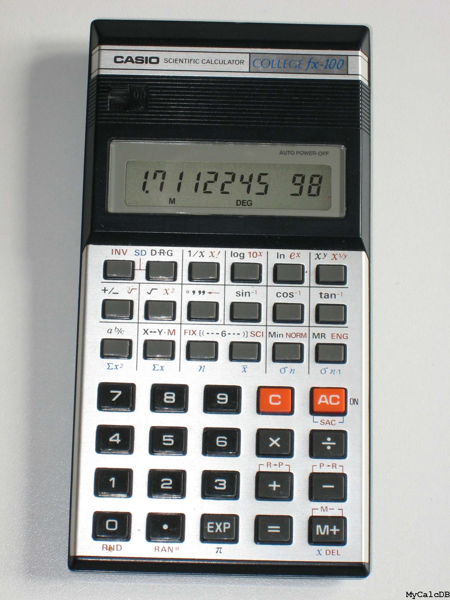 Casio Fx-100 College | IT History Society